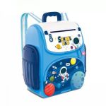 Pusculita-rucsac pentru copii astronaut albastru Bebeking