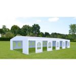 Cort Evenimente Professional XXL, PVC ignifug alb, 6x20 m - Corturi24