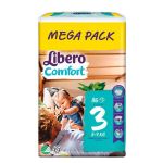 Scutece pentru Bebelusi - Libero Comfort Mega Pack, marime 3 (5-9 kg), 86 buc