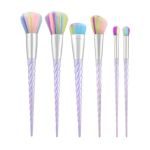 Set 6 Pensule Unicorn pentru Machiaj - Mimo Makeup Brush Unicorn, 6 buc