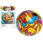 Minge gonflabila de plaja si piscina, multicolora, 91 cm, Bestway, 31044