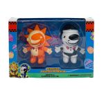 Set 2 figurine Soare si Luna, Fnaf, din PVC, Shop Like A Pro&reg;, 8 cm, Multicolor