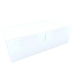 Armonia Comoda alba cu 2 usi &quot;push&quot; Mdf Alb mat