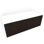 Armonia Comoda alba cu 2 usi &quot;push&quot; Mdf Wenge