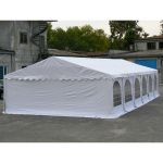 Cort Evenimente Economy, PVC alb, 6x20m - Corturi24