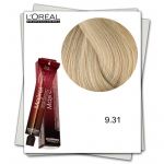 Vopsea Permanenta - L&#039;Oreal Professionnel Majirel Ionene G Incell 9.31 blond foarte deschis auriu cenusiu