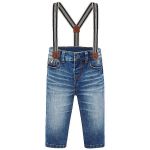 Pantaloni lungi - Denim cu bretele - Mayoral varsta 6 luni +