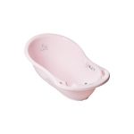 Cadita plastic copii 102 cm Little Bunnies Roz