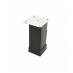 Picior model KARE 40x40, 80 mm, finisaj negru mat