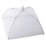 Plasa protectie platou alimente, alb, 35x35 cm