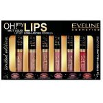 Set Eveline Cosmetics, 6 rujuri lichide mate, 6 x 1.2 ml