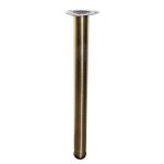 Picior pentru masa SOLUSA, FI60x710 mm, finisaj antic auriu