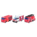 Set cu doua masini de Pompieri si una de Salvare, Siku 6326