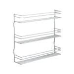 Suport pentru condimente cu 3 nivele, Pepito 3, gri, 36 x 8 x 32 cm - Maxdeco