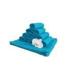 Set 5 prosoape pentru bucatarie, 30x30 cm, 100% bumbac, Turquoise