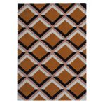 Covor Combs Bedora, 120x170 cm, 100% lana, multicolor, finisat manual