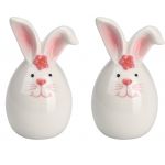 Set solnita si pipernita Rabbit, 5.5x5x8.7 cm, dolomita, multicolor