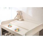 Saltea de infasat Travel Premium, 48x78 cm, Hipoalergenica, Pliabila, Alb