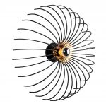 Aplica de perete Aspendos N-643, Noor, 16 x 56 cm, 1 x E27, 100W, negru