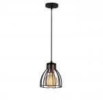 Lustra Kemah N-1234, Noor, 15 x 108 cm, 1 x E27, 100W, negru