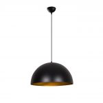 Lustra Sivani MR - 723, Opviq, 50 x 121 cm, 1 x E27, 40W, negru/auriu