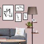 Lampadar cu 3 rafturi, Luin, 8270-3E27, 60 W, metal/lemn/textil