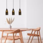 Candelabru, Opviq, Smoked - 043, E27, 60 W, metal/sticla