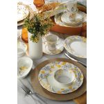 Serviciu de masa Breakfast, Kutahya Porselen, BNOLY28KH42011412, 28 piese, ceramica