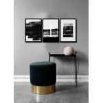 Set 3 tablouri decorative, Alpha Wall, Into the Grey, 36x51 cm