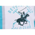 Set 2 fete de perna, 60x60 cm, 100% bumbac ranforce, Beverly Hills Polo Club, BHPC 032, turcoaz