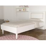 Pat Single Ravenna White, Ametti, 90 x 190 cm, alb/auriu
