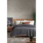 Cuvertura Double Pique, 200x250 cm, 100% bumbac, Cuenca, Viaden, antracit