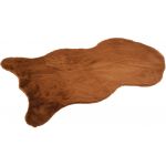 Covor Light Brown, 90x50 cm, poliester, maro