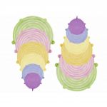 Set 12 capace, Beper, C102COC101, silicon, multicolor