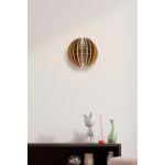 Aplica de perete, 208-SK, FullHouse, 19.5 x 16.5 x 19.5 cm, 1 x E27, 60W, maro