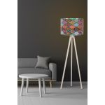 Lampadar, 137, FullHouse, 38 x 145 cm, 1 x E27, 60W, crem/multicolor