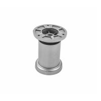 Picior model Teknomer, H=50 mm, finisaj aluminiu