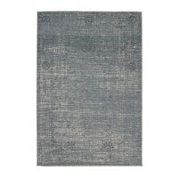 Covor Arena, Bizzotto, 160 x 230 cm, viscoza/lana, verso din latex, albastru