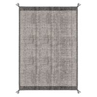Covor Chathu, Bizzotto, 160 x 230 cm, lana, verso din bumbac, gri