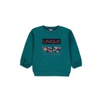 Bluza sport din bumbac cu imprimeu frontal