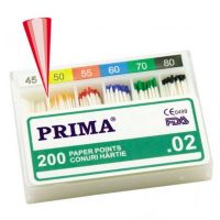 Conuri Dentare Hartie Prima asortate 45-80, 200 buc