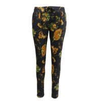Colanti, Univers Fashion, cu imprimeu frunze multicolore cu 2 buzunare, M