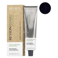 Vopsea Vegana Demi-permanenta - Revlon Professional Color Sublime by Revlonissimo Ammonia Free Permanent Color, nuanta 1 Black, 75 ml