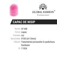Smirghel freza electrica 13*19 mm #100 1 buc - Pink