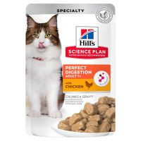 24x85g Pui Adult Perfect Digestion Hill's Science Plan Hrană pisici