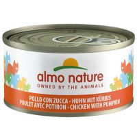 48x70g Pui & Dovleac Almo Nature hrană umedă pentru pisici