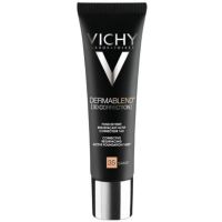Fond de ten corector pentru ten gras cu tendinta acneica Dermablend 3D Correction, Nuanta 35 Sand, Vichy, 30 ml