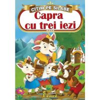 Capra cu trei iezi. Citim pe silabe, editura Eduard