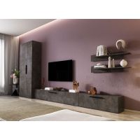 Living Pati 121 - Mobila Sufragerie Gri Beton