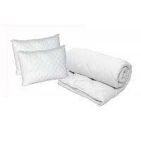 Set 2 perne matlasate 50x70 + pilota 180x200